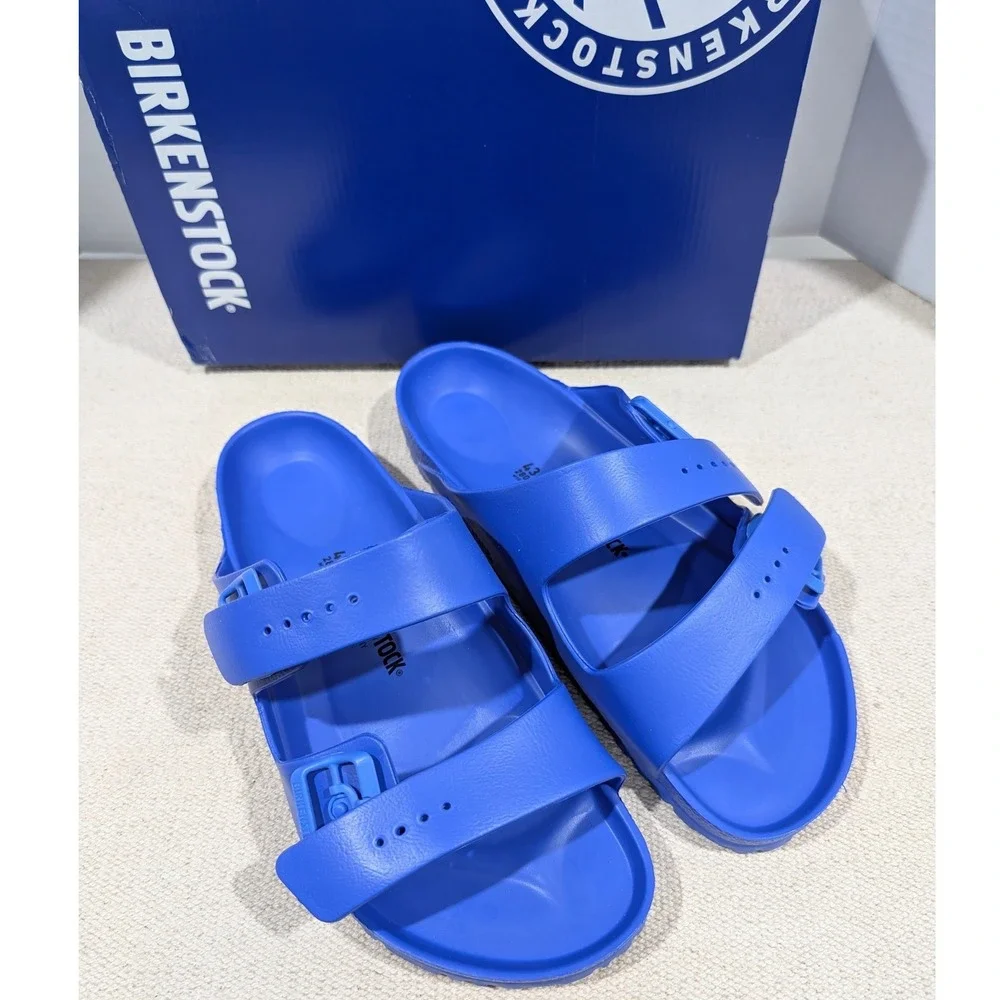 Birkenstock Arizona EVA Ultra Blue Sandals Mens 10 Womens 12 EU 43 1019100 NIB